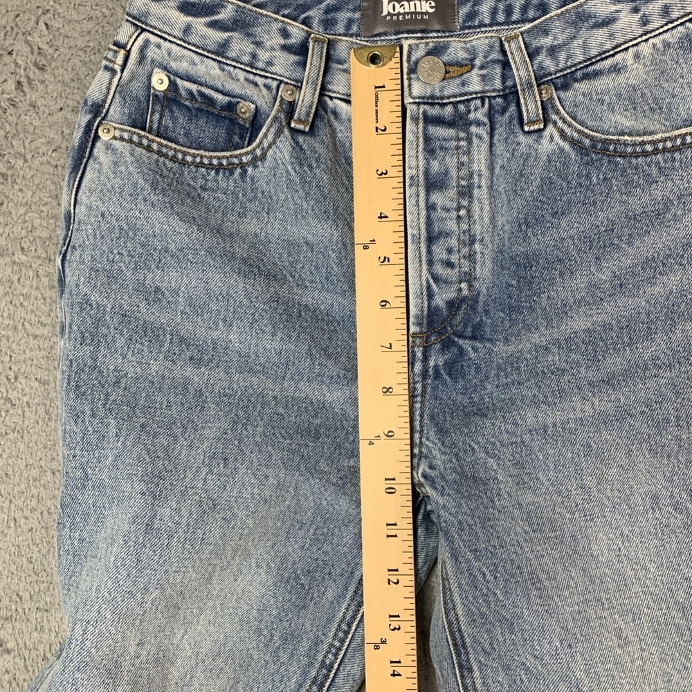 Hey Joanie Y2K 90's straight loose Women's Jeans Size XS 24 Mid Rise 10" - Picture 11 of 15